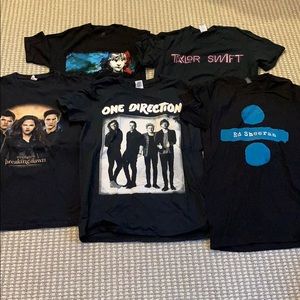 Concert t shirt bundle